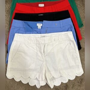 J.Crew size 2 - 5 pair of line shorts